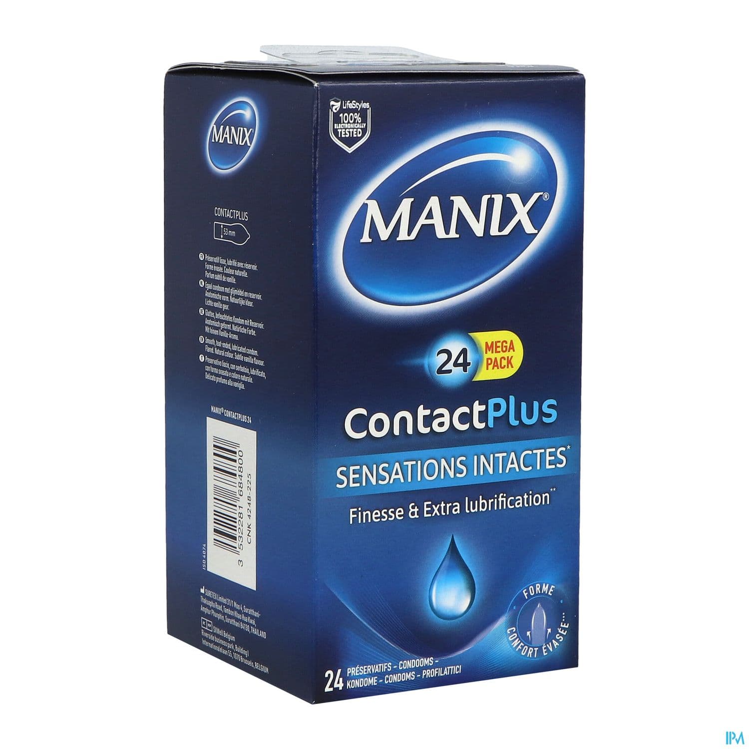 Manix Contact Plus Preservatif 24