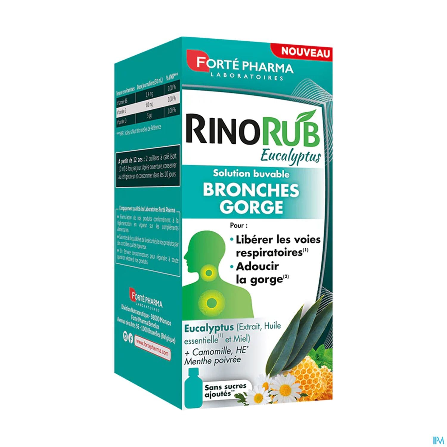 FORTE RINORUB BRONCHE GORGE 120ML