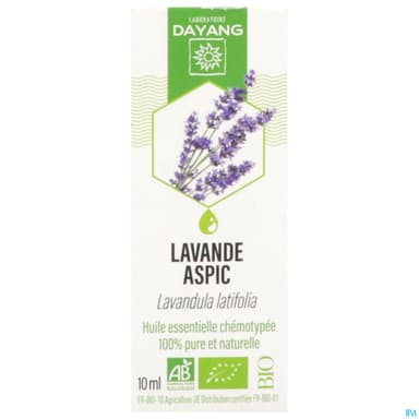 Dayang Huile Essentielle Lavande Aspic Bio 10ml
