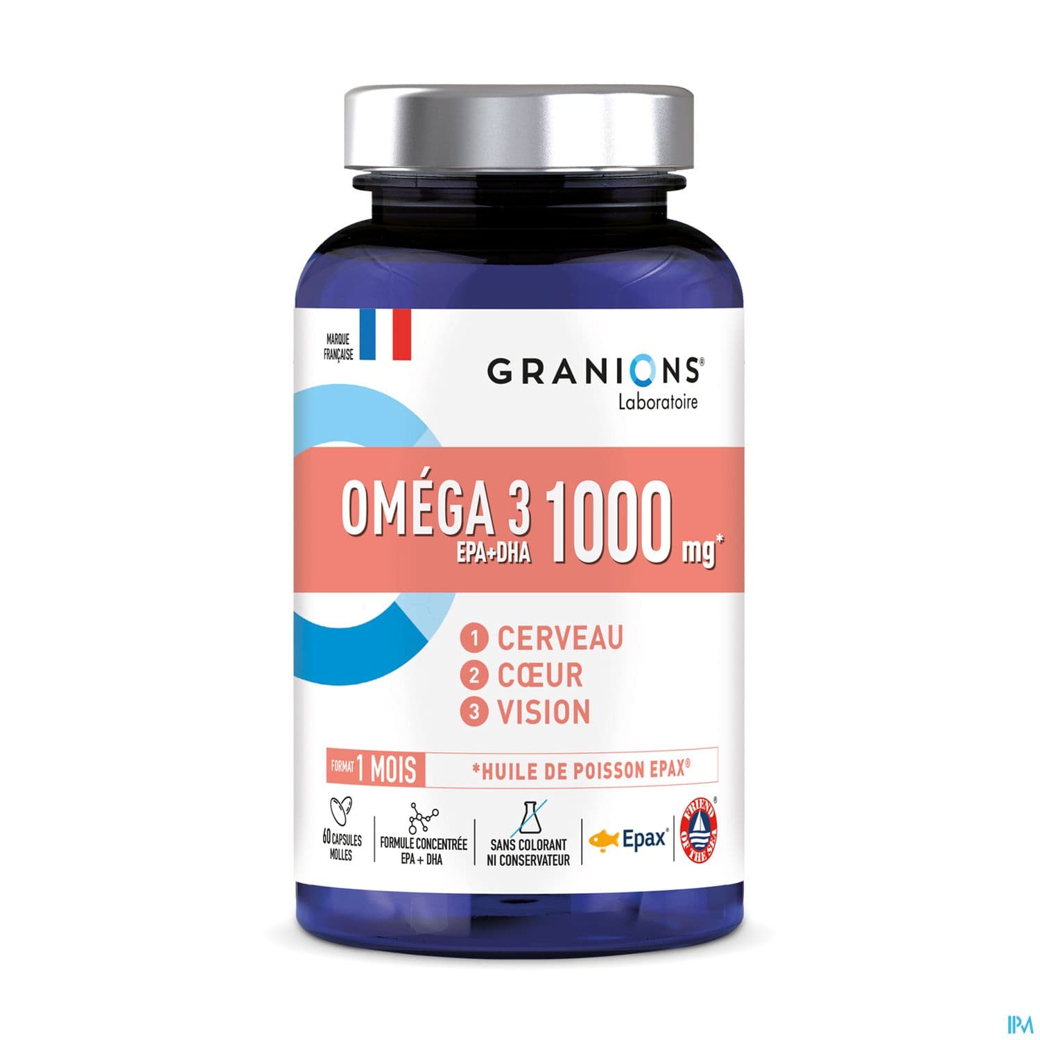 GRANIONS OMEGA3 1000MG CAPS 60