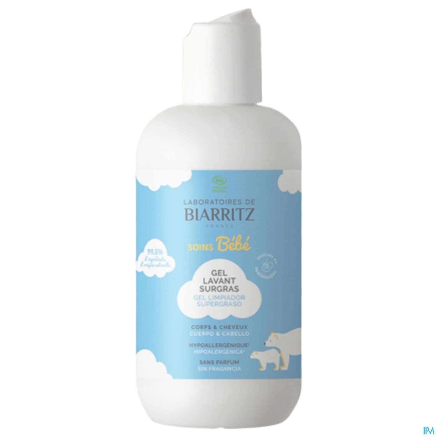 Laboratoires De Biarritz Bebe Gel Lavant Surgras Sans Parfum 200ml