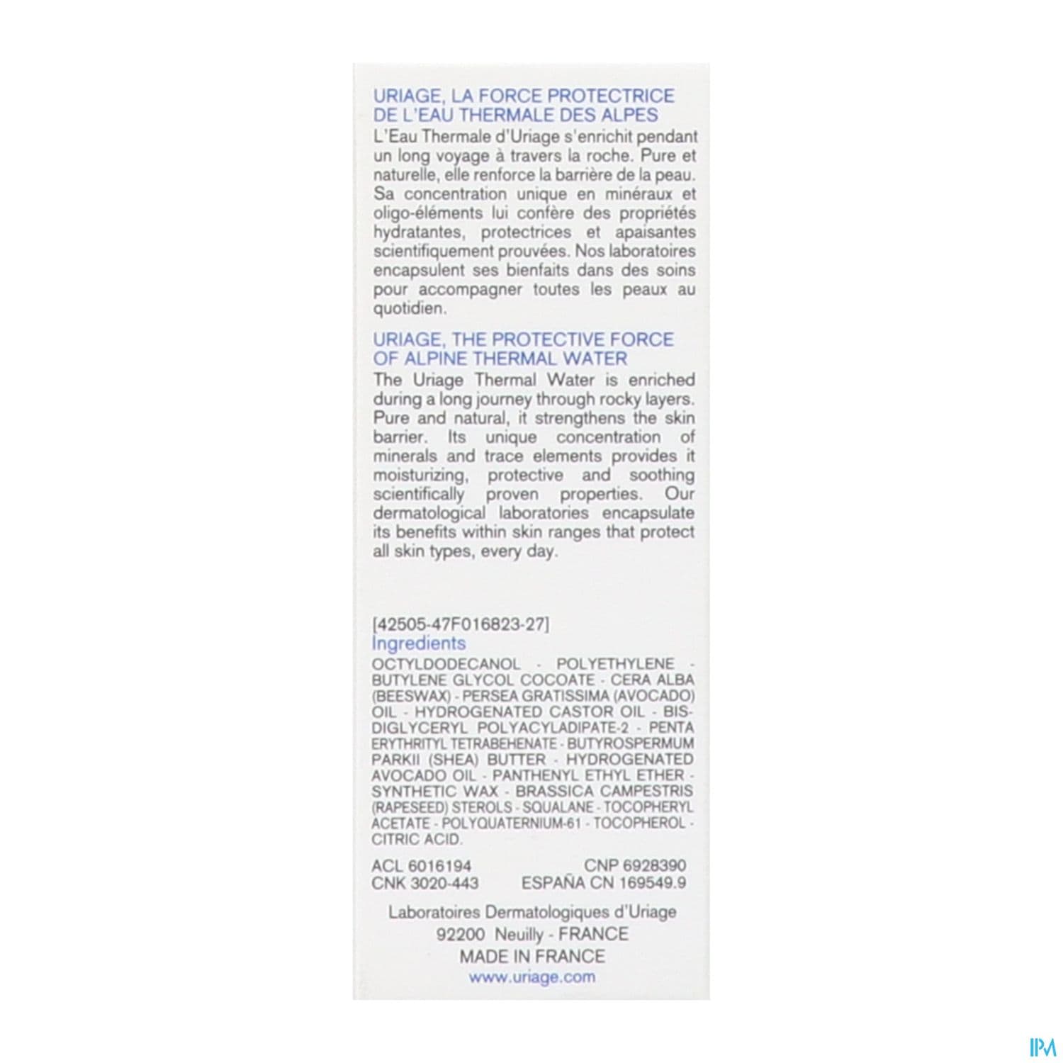 Uriage Bariederm Fissures-crevasses Stick 22g