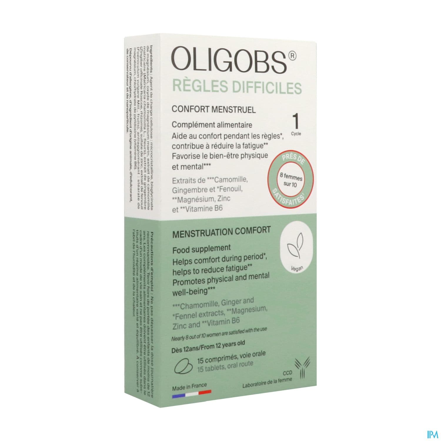 Oligobs Regles Difficiles 1 Cycle Comprime 15