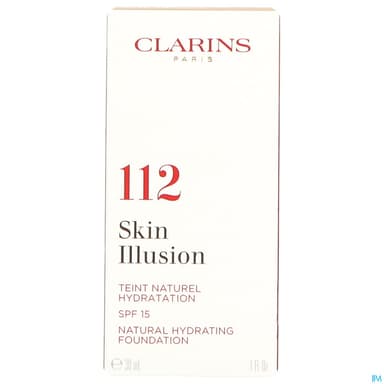 Clarins Skin Illusion Fond De Teint Fluide 112 Amber 30ml
