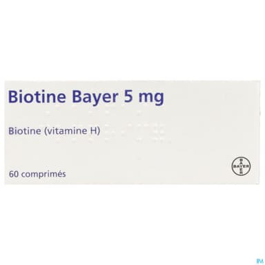 Biotine Bayer 5mg Comprime 60