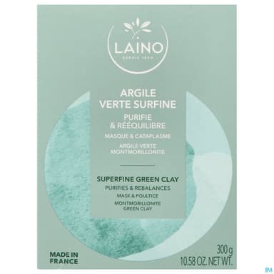 LAINO ARGILE POUDRE SURFINE 300G