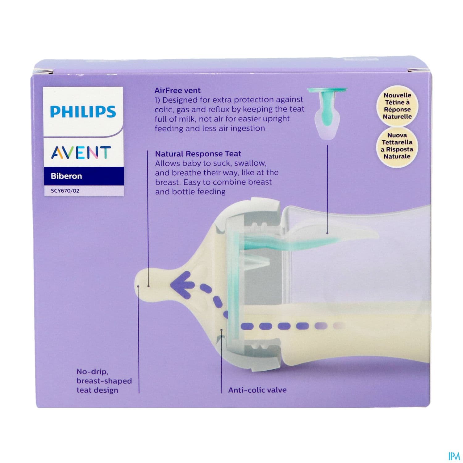 BIB AVENT NAT RESPONSE AC 125MLX2