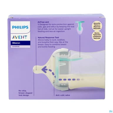 BIB AVENT NAT RESPONSE AC 125MLX2