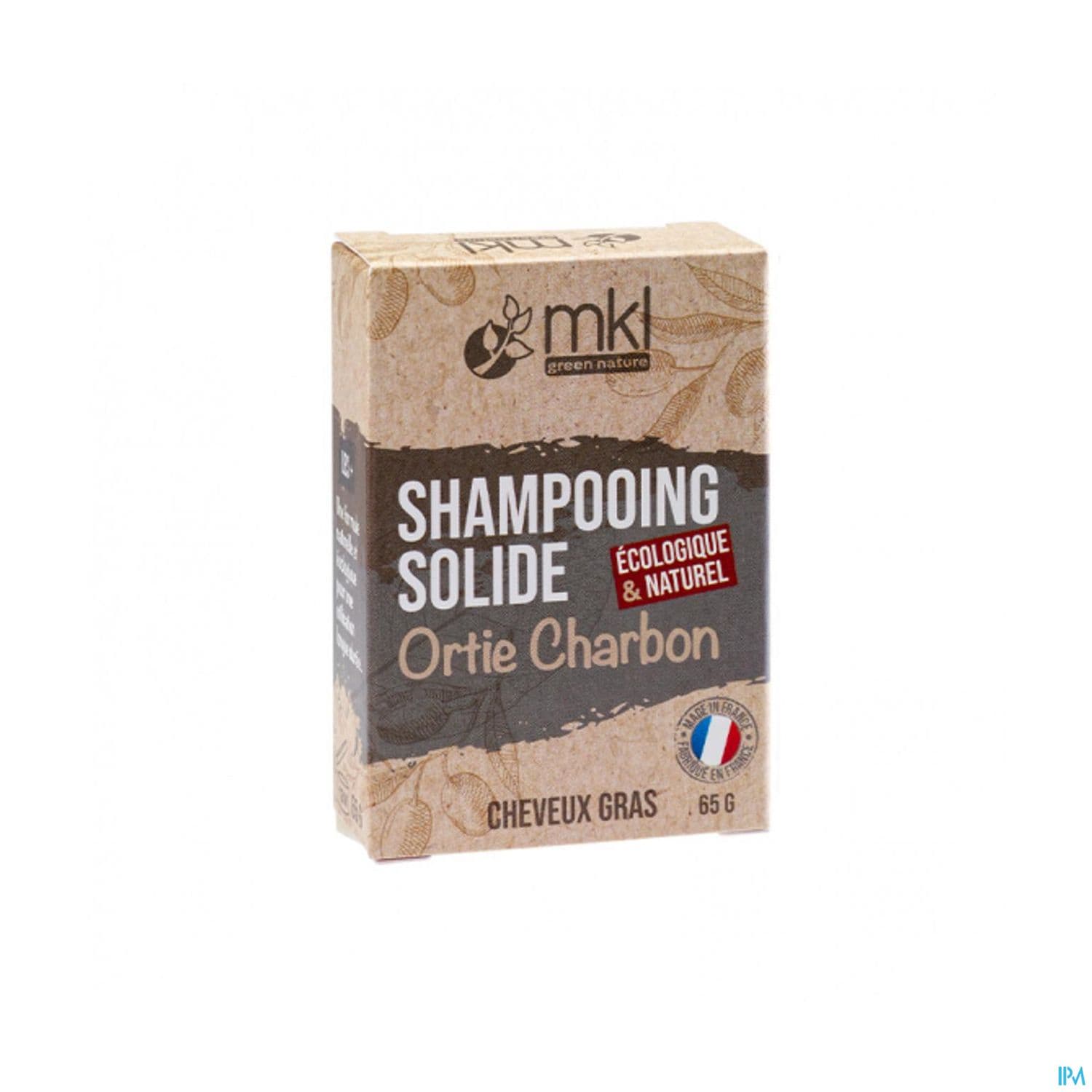 MKL SHA SOLIDE ORTIE/CHARBON 65G