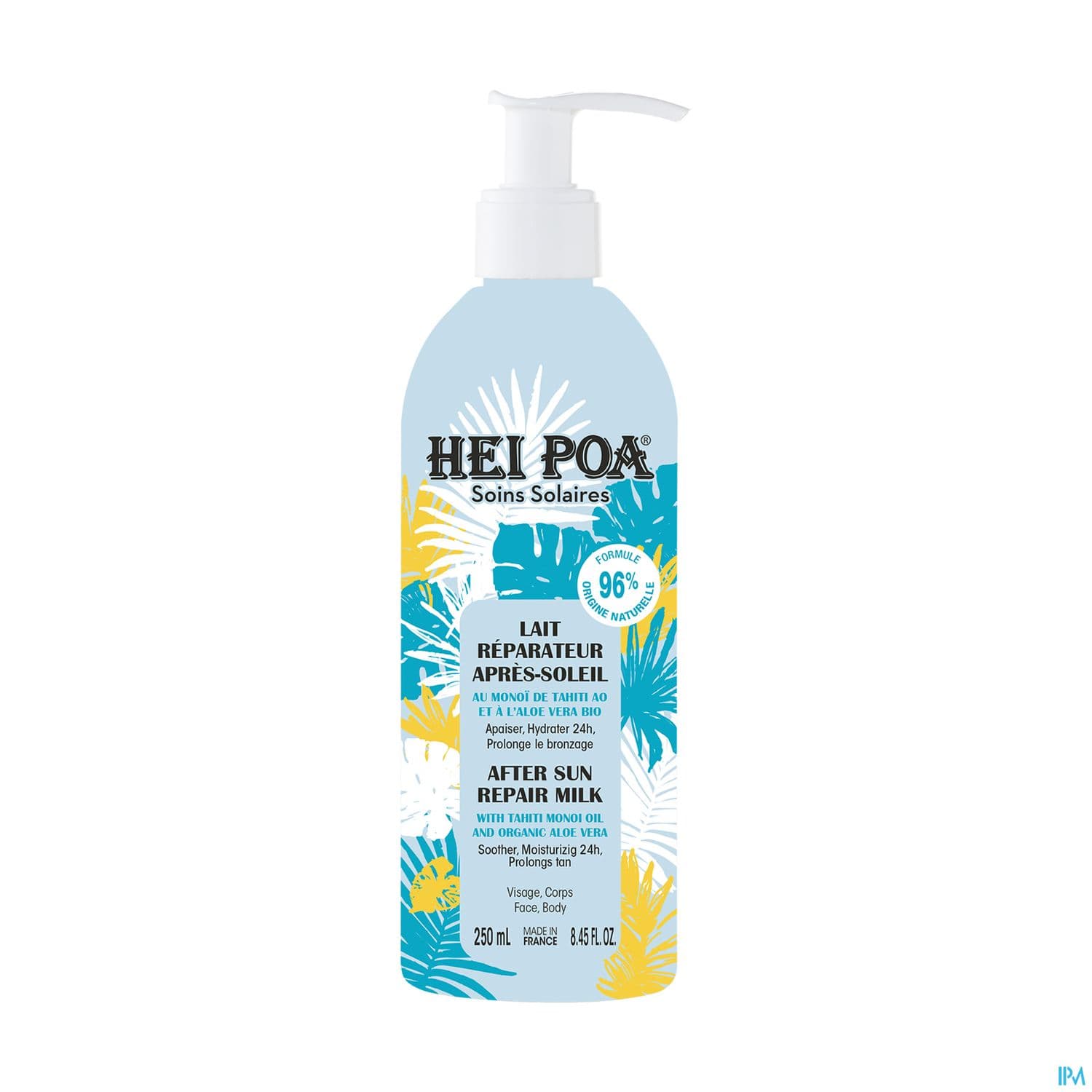 HEIPOA LAIT REPARAT AP/SOL 250ML