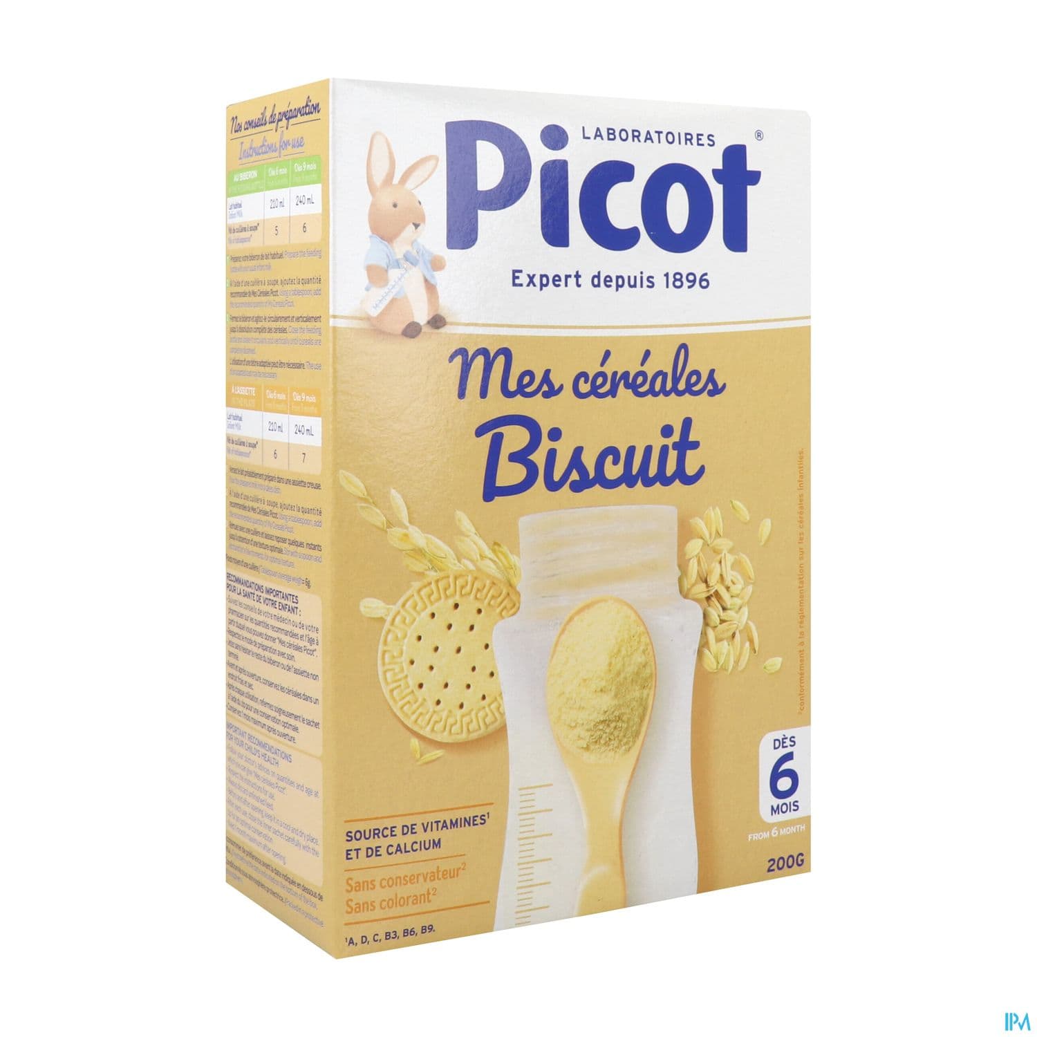 Picot Mes Cereales Biscuit - Des 6 Mois 200g