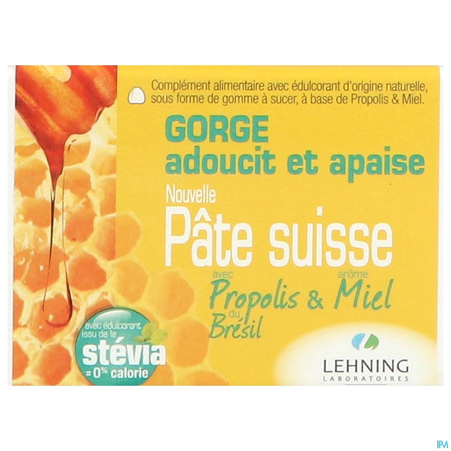 LEHNING PATE SUISSE GORGE GOMME 40