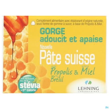 LEHNING PATE SUISSE GORGE GOMME 40