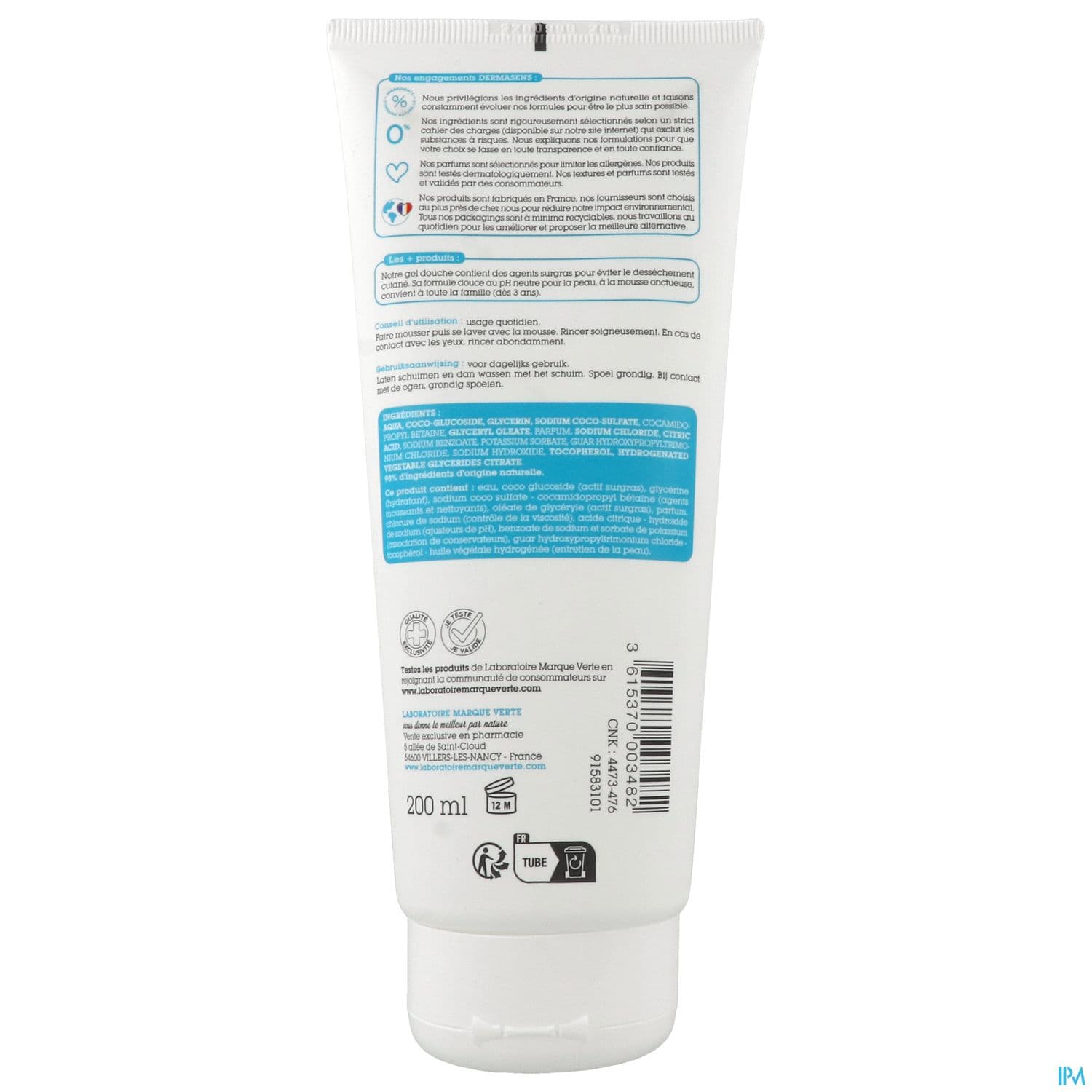 DERMASENS GEL SURG 3EN1 COTON200ML