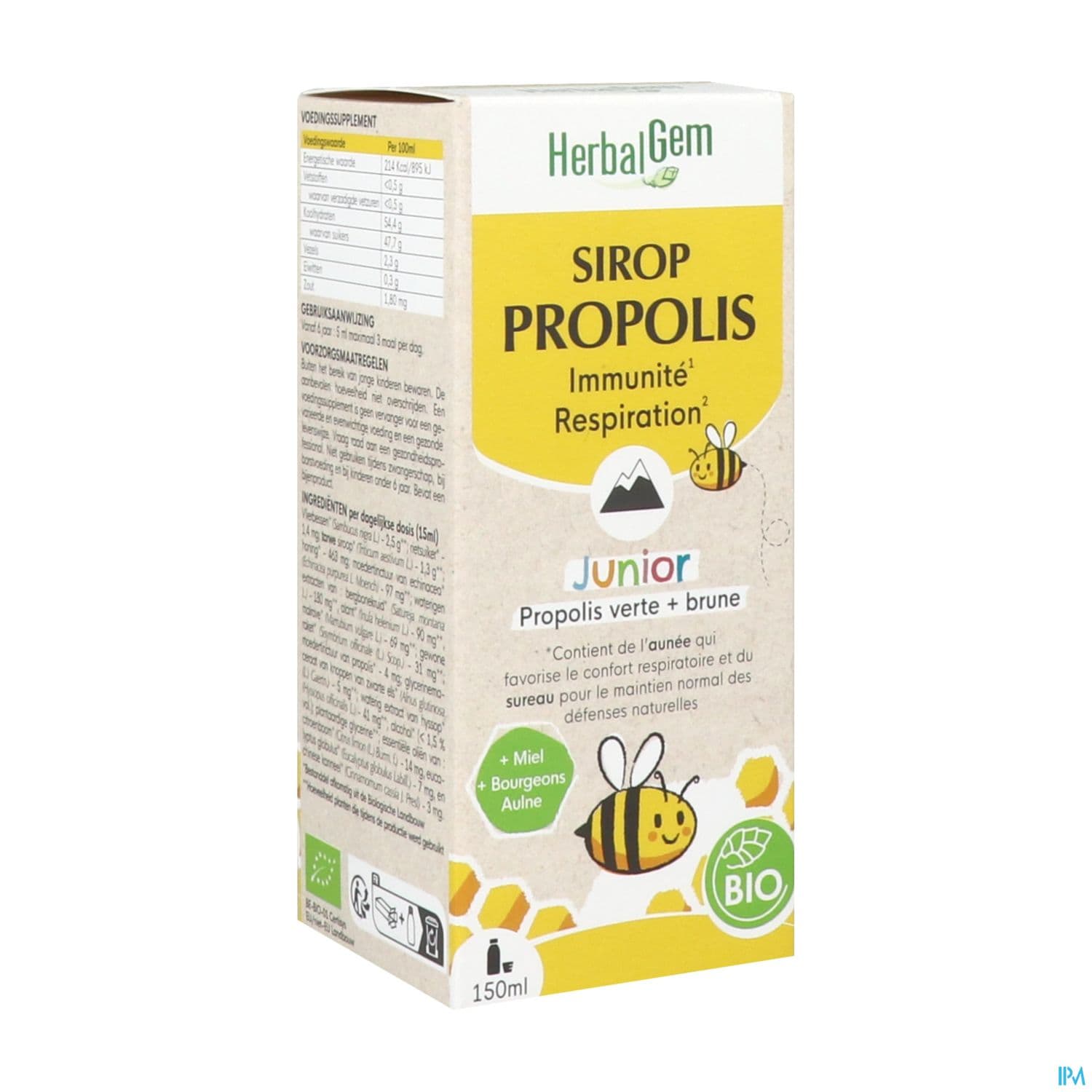 Herbalgem Propolis Junior Bio Sirop 150ml