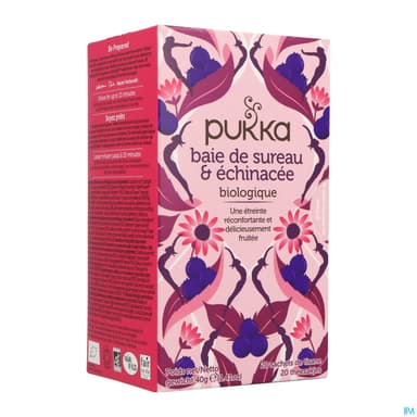 Pukka Infusion Baies De Sureau Echinacee Bio Sachet 20