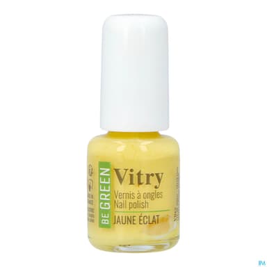 Vitry Be Green Vernis Ongles Jaune Eclat 6ml