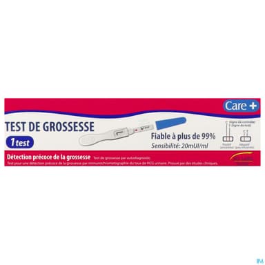 CARE+ TEST GROSSESSE BTE 1