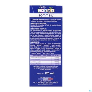 Petit Chene Sommeil 125ml