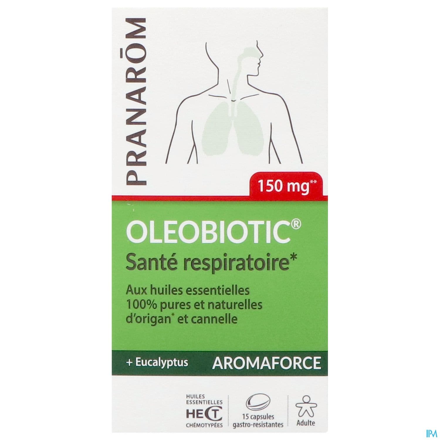 PRANAROM OLEOBIOTIC RESPIR CAPS 15