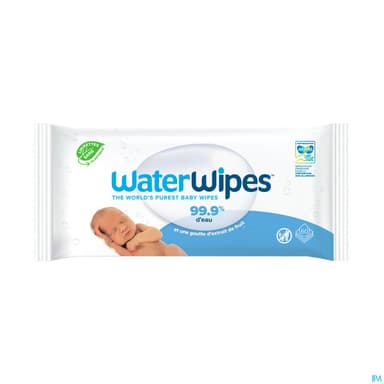 WATER WIPES LINGETTE COMPOST X60