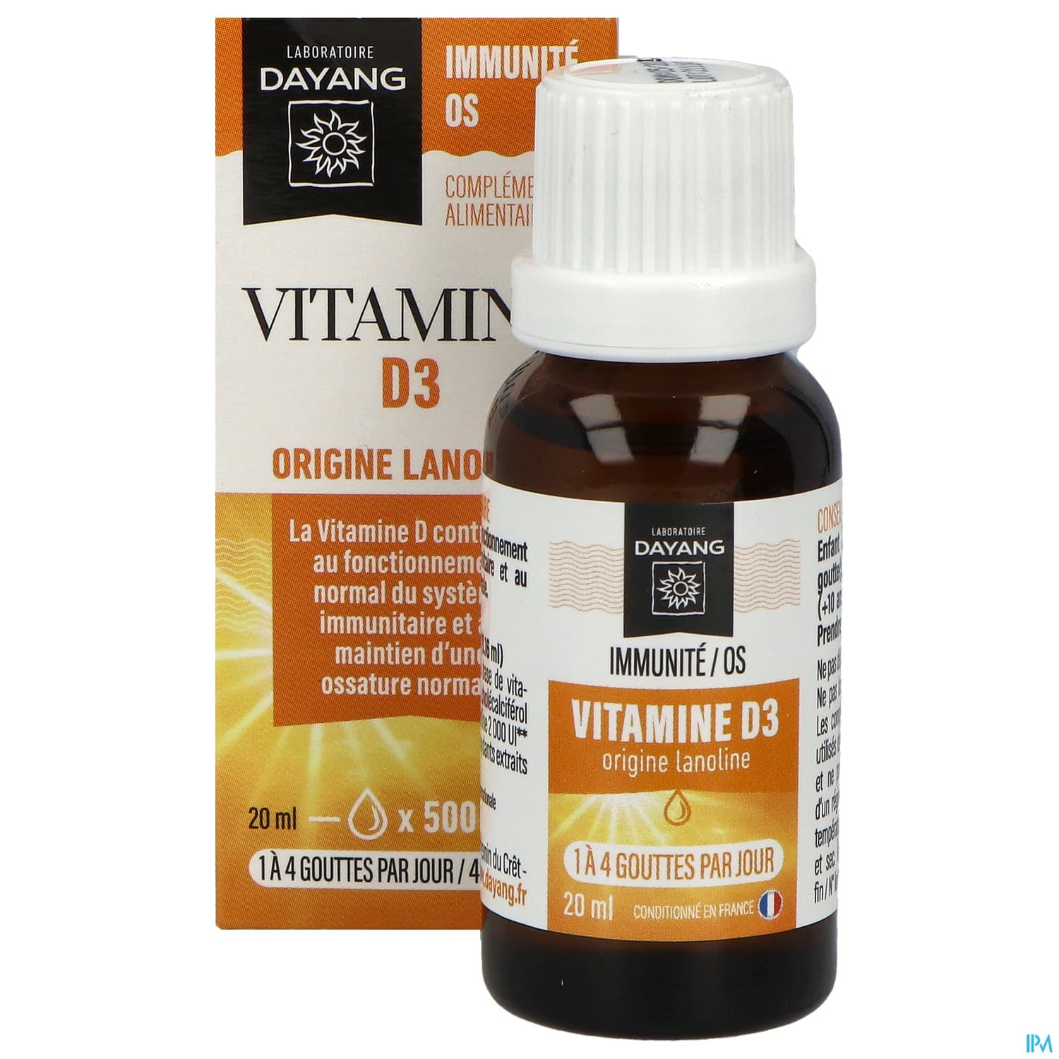 Dayang Vitamine D3 Gouttes Buvable 20ml
