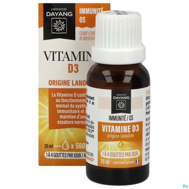 Dayang Vitamine D3 Gouttes Buvable 20ml