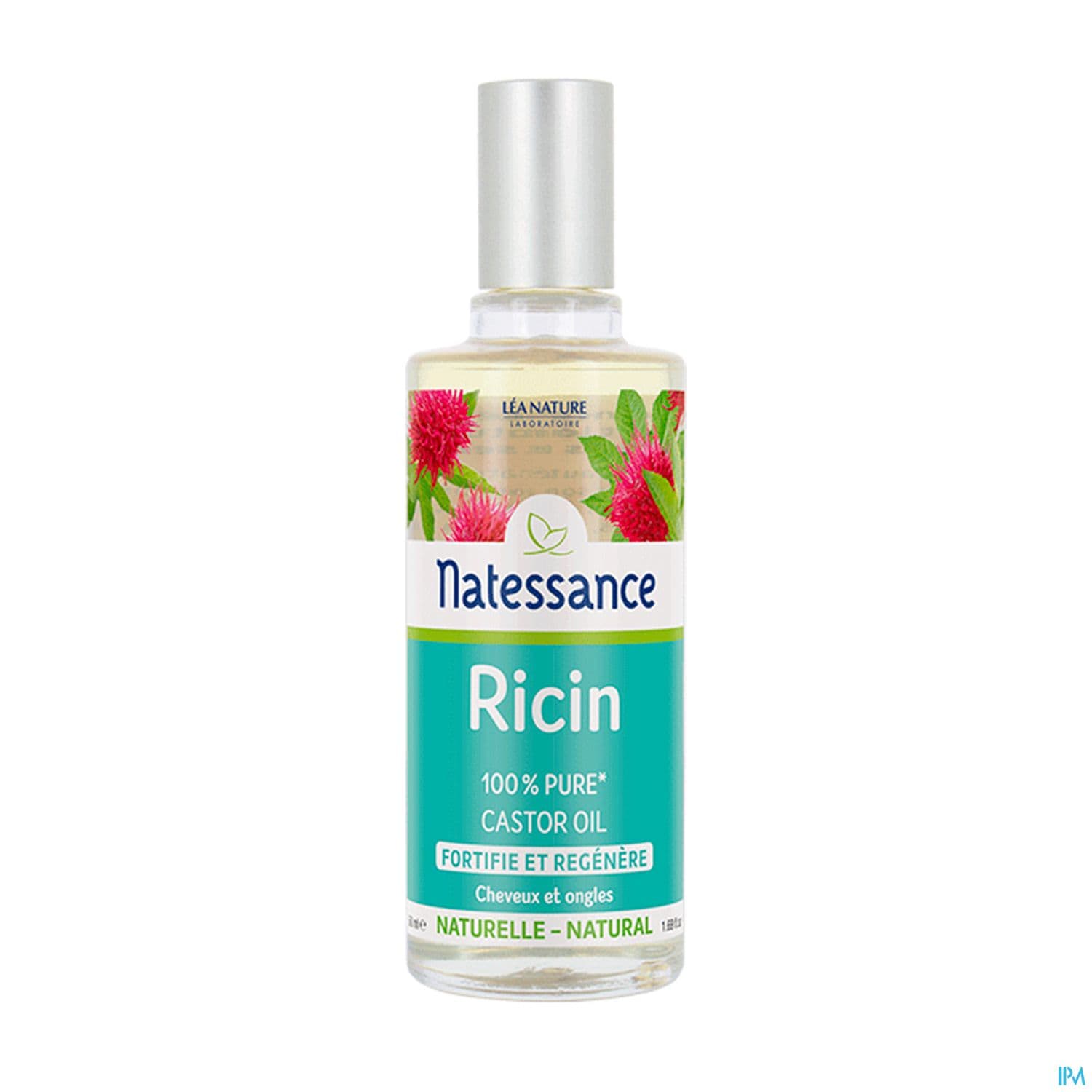 Natessance huile fortifiante ricin cheveux et ongles, 50 ml — Pharmacie Boulogne Print