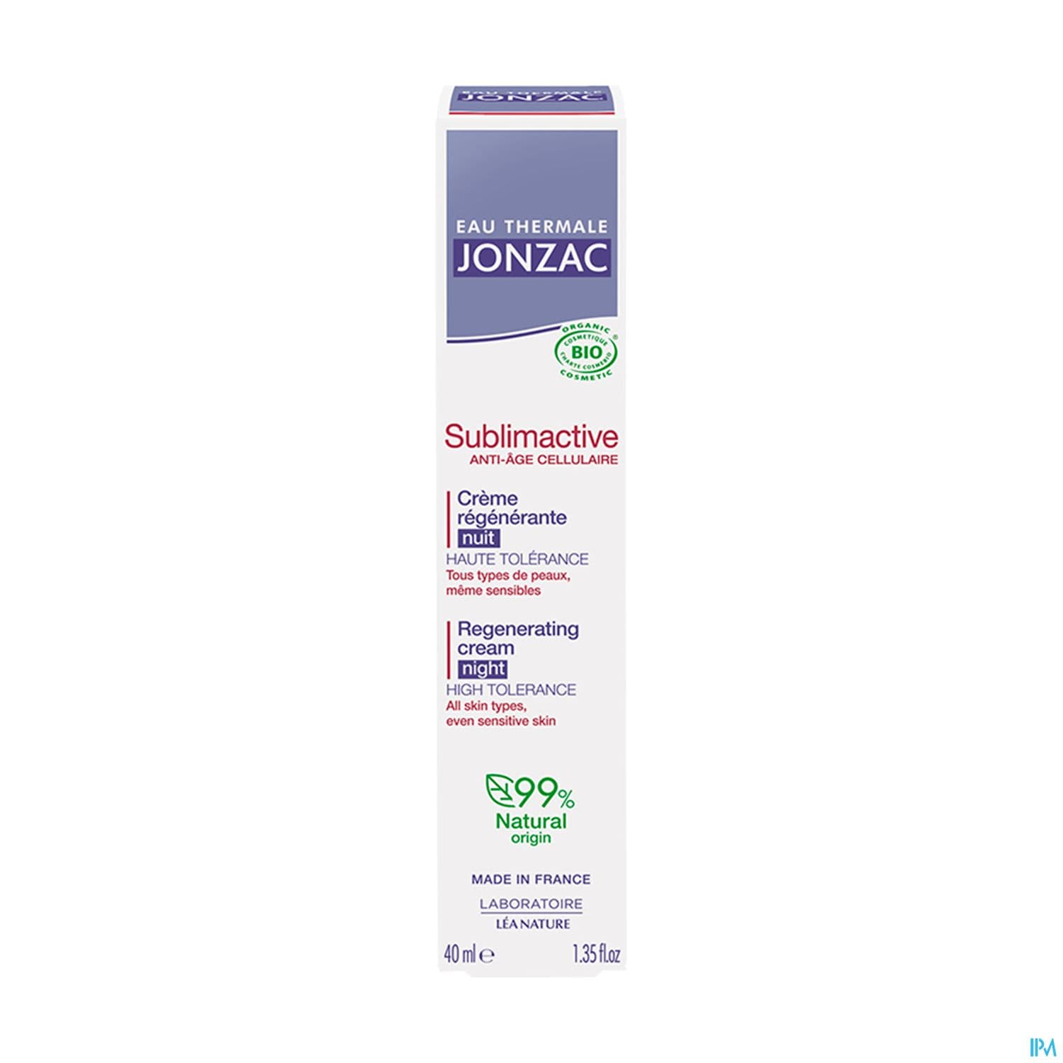 JONZAC SUBLIMACT CR REG NUIT 40ML