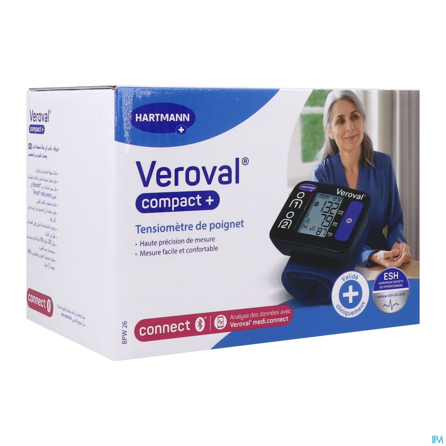 Hartmann Veroval Tensiometre Compact+ Poignet Bpw26