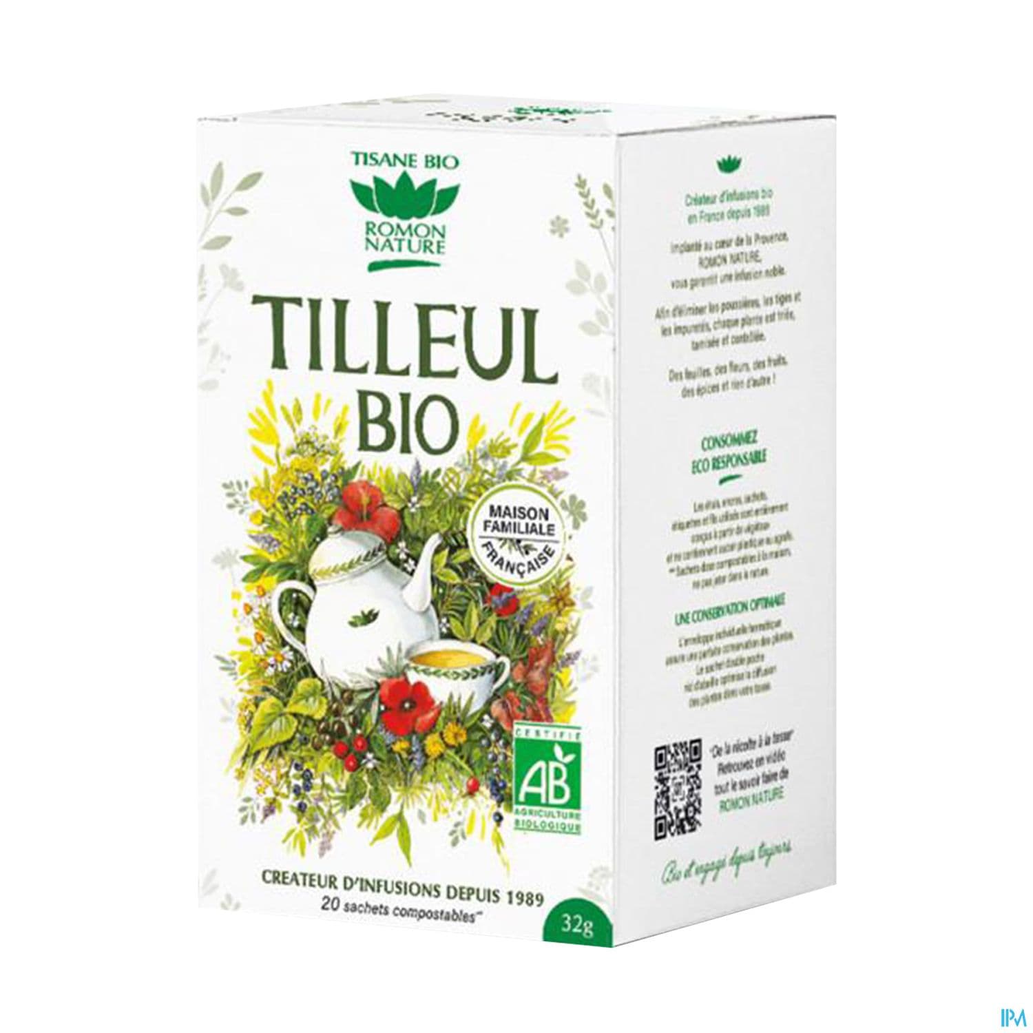 ROMON NATUR TIS BIO TILLEUL SAC20