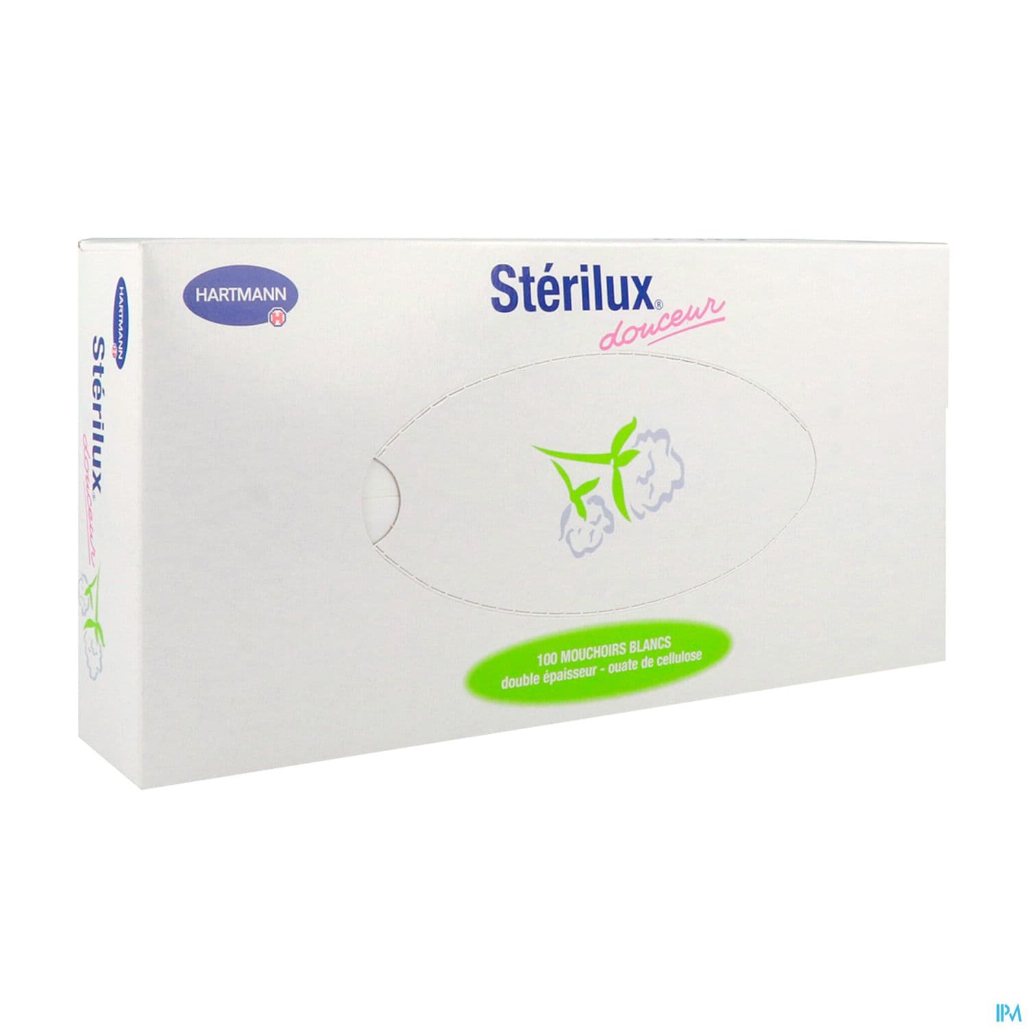 Hartmann Sterilux Mouchoir Douceur Blanc 100