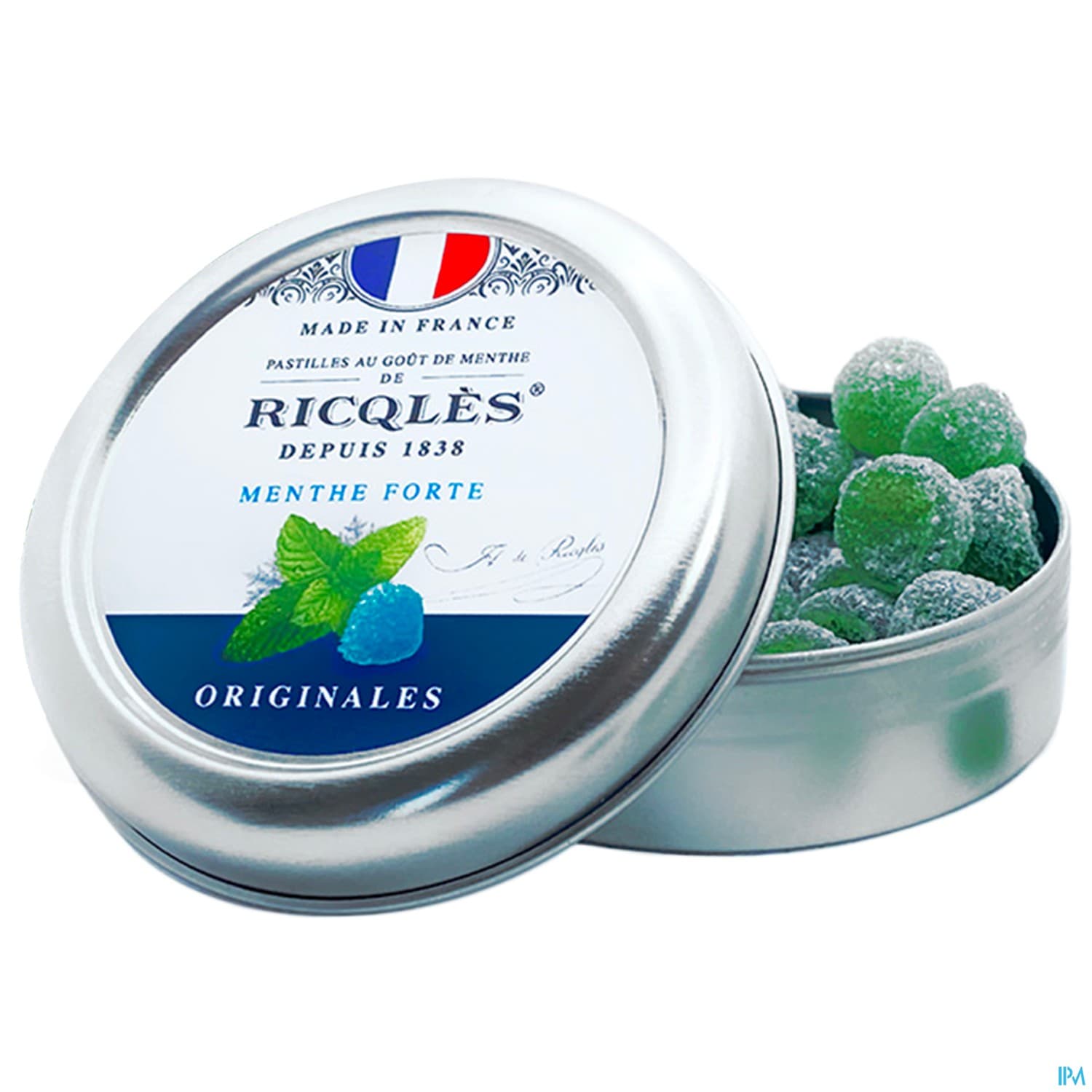 Ricqles Pastille Menthe Sucre Boite 45g