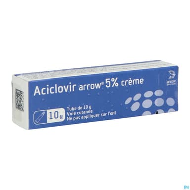 Aciclovir Arrow 5% Creme 10g