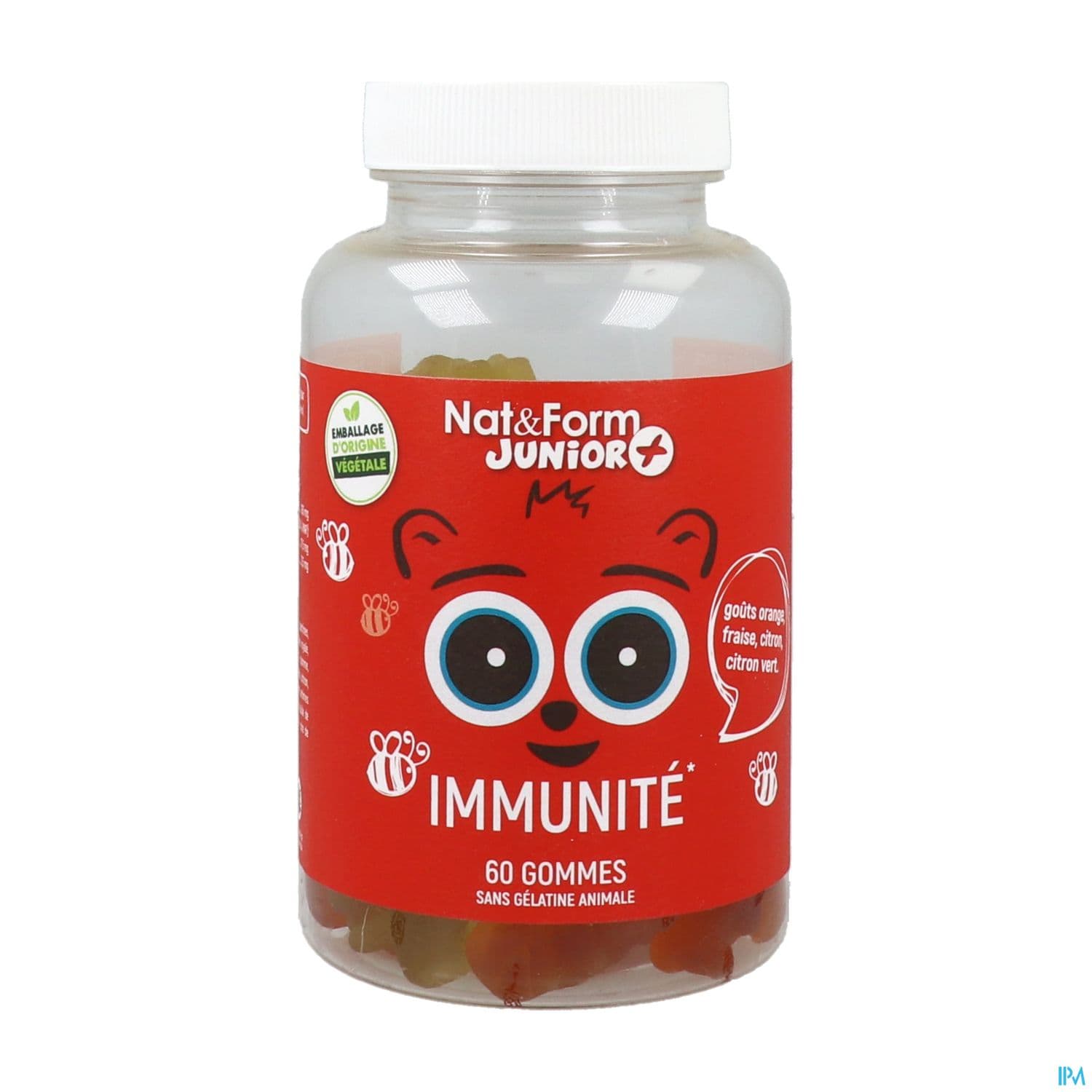 Nat Et Form Junior+ Immunite Ourson Gommes 60