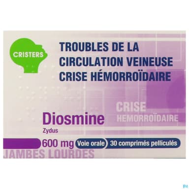 DIOSMINE 600MG ZYDUS CPR 30