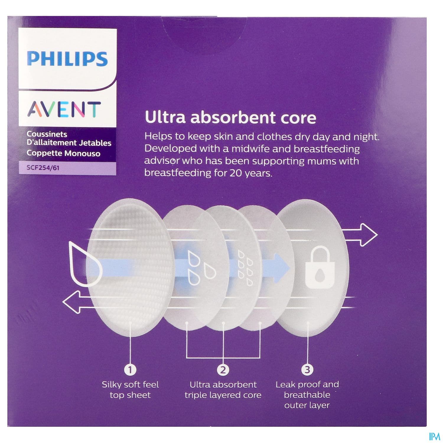 Avent Coussinet Allaitement Jour Nuit Scf254/61 X60