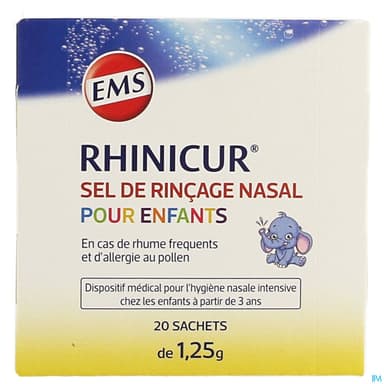 RHINICUR SEL RINC ENF SACH 20