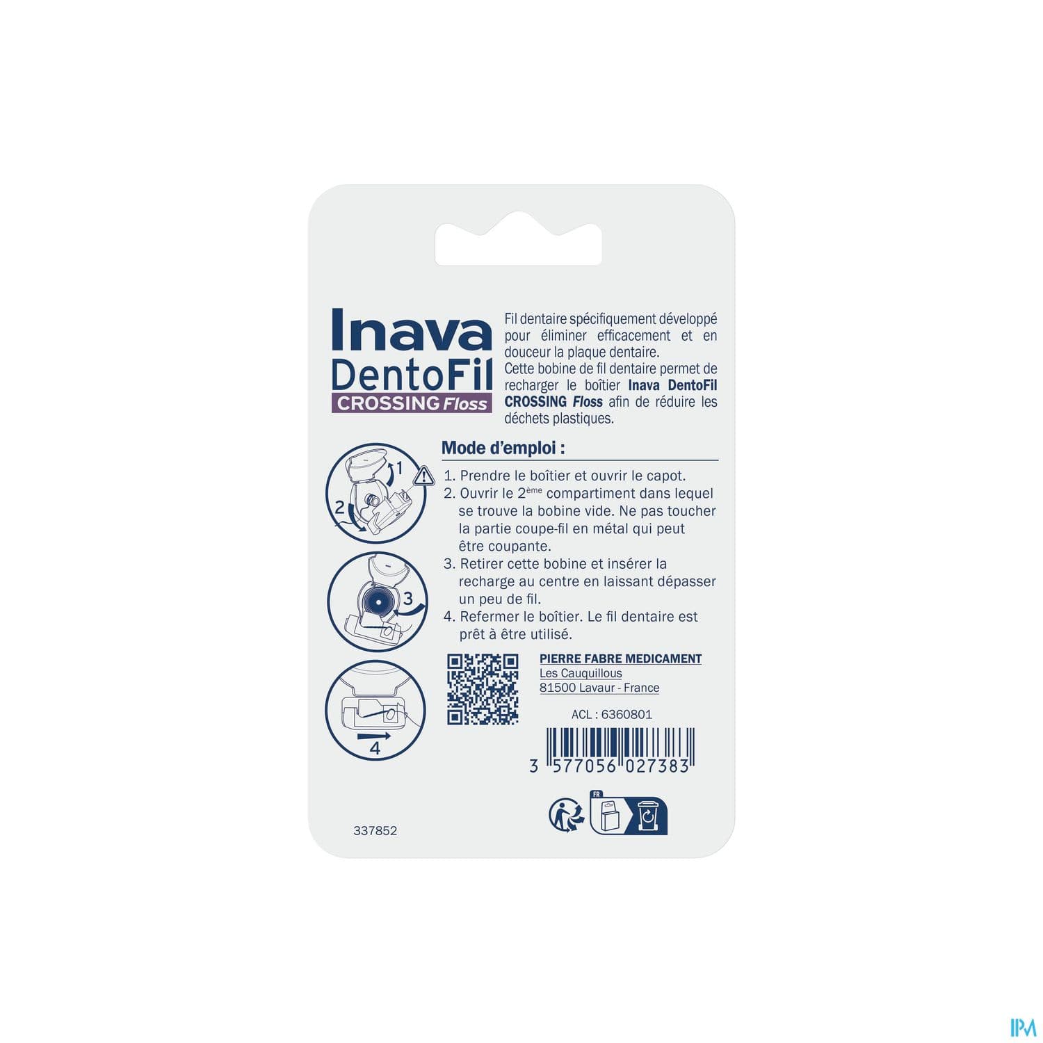 Inava Dentofil Recharge Crossing Floss