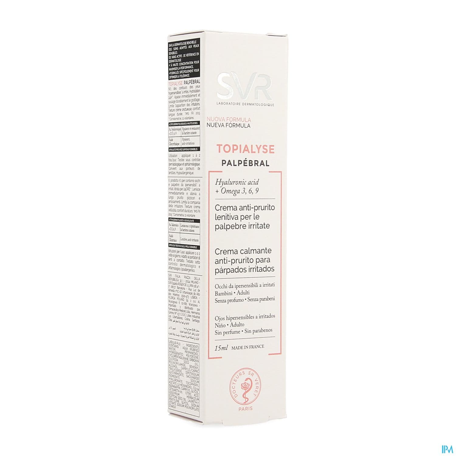 Svr Palpebral By Topialyse Demaquillant Yeux Paupieres 15ml