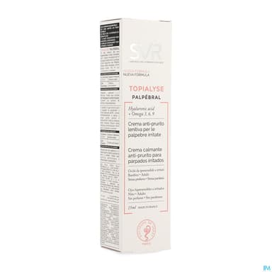 Svr Palpebral By Topialyse Demaquillant Yeux Paupieres 15ml