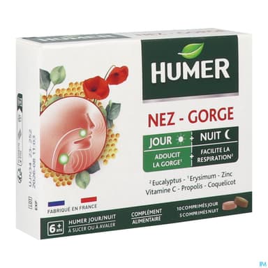 Humer Nez Gorge Jour Nuit Comprime 15