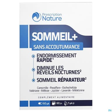Prescription Nature Sommeil+ Gelule 60