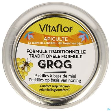 Vitaflor Grog Formule Tradit. Miel Past. 45g