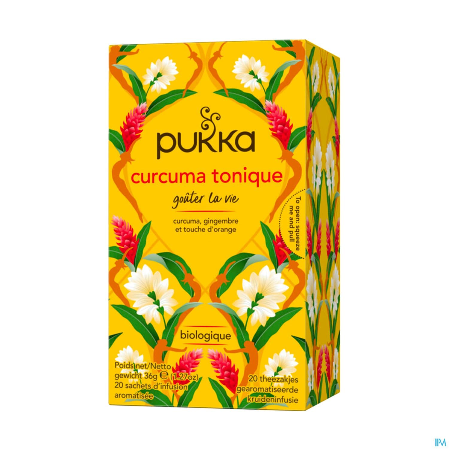 Pukka Infusion Curcuma Tonique Bio Sachet 20