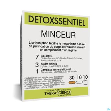 Therascience Detoxssentiel Minceur Gelule 40 + Sachet 10