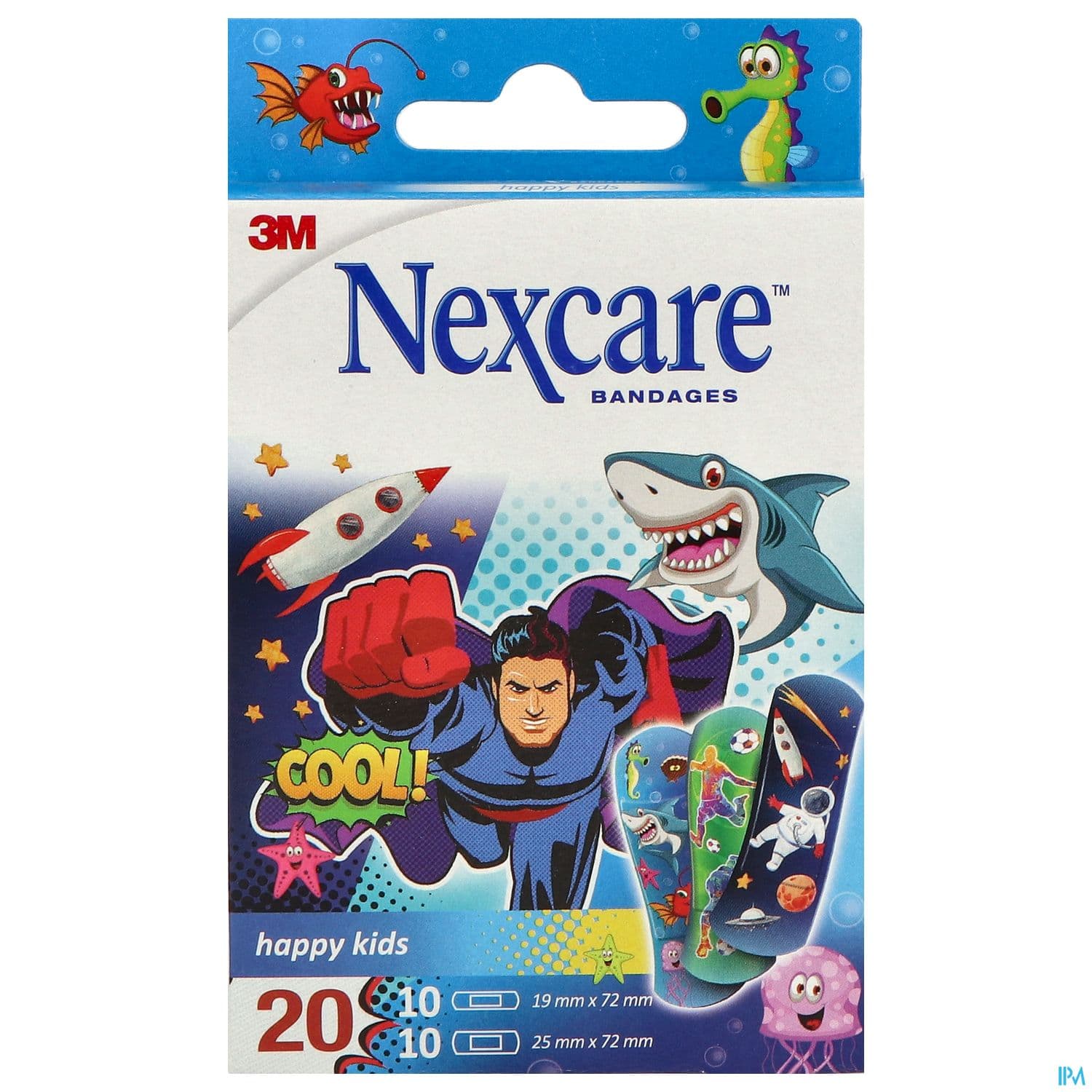 3m Nexcare Happy Kids Pansement Heros 20