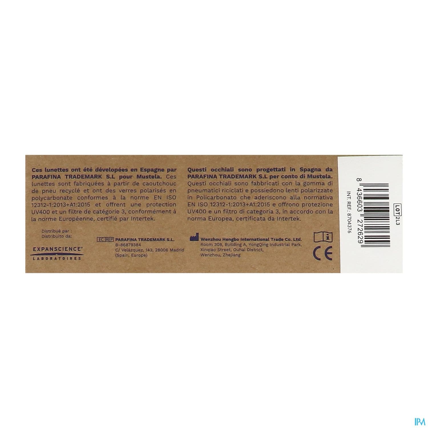 Mustela Lunettes De Soleil Bebe 3/5ans Vert