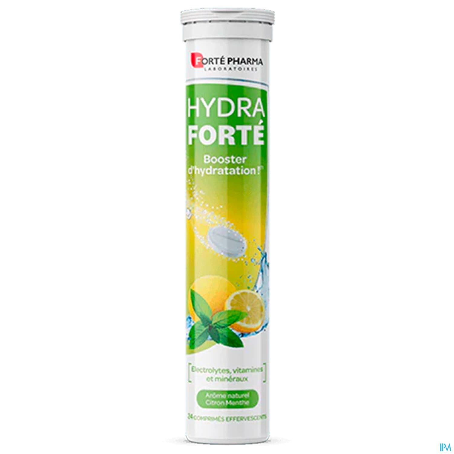 Forte Pharma Hydra Forte Booster D'hydratation Gout Citron Menthe Comprime Effervescent 24