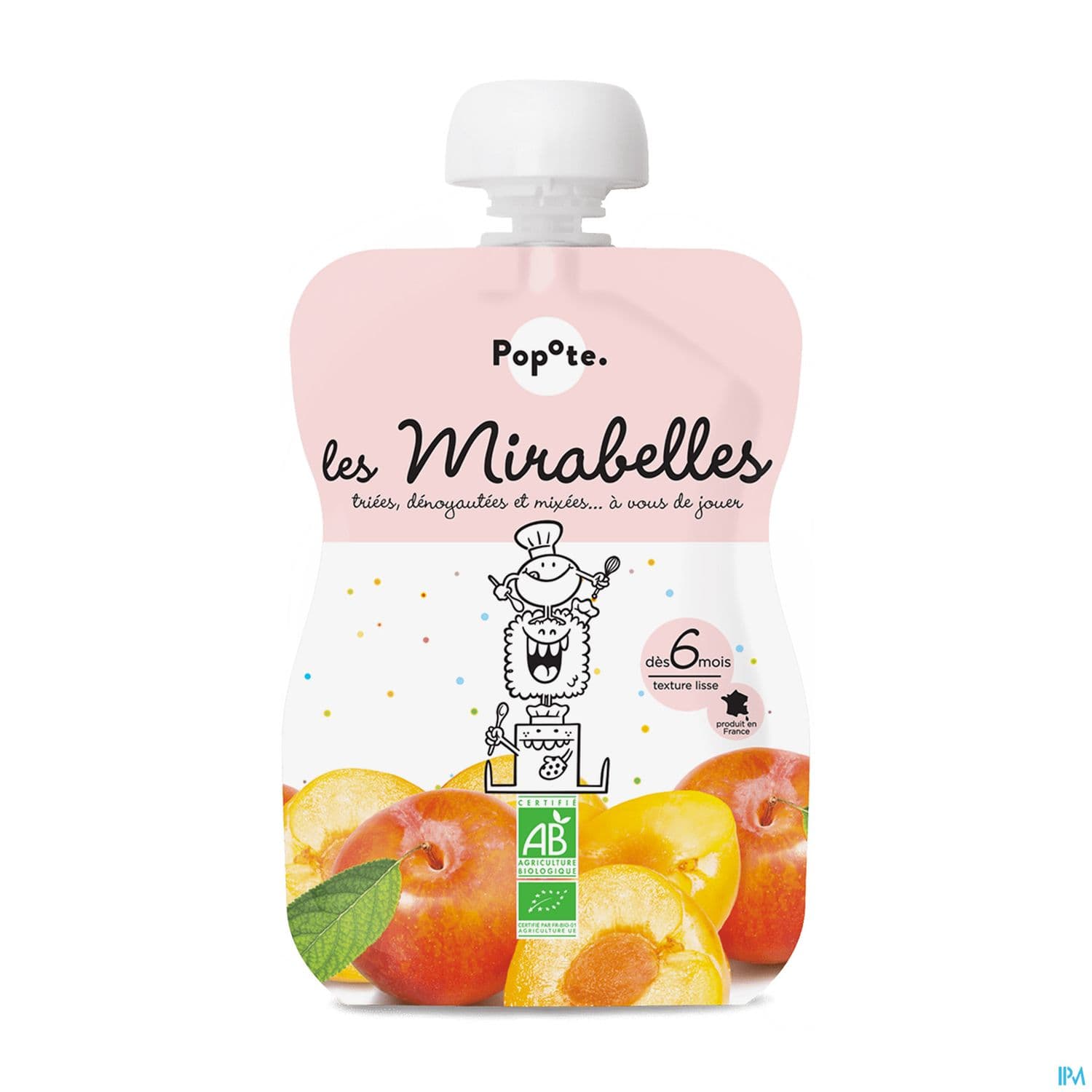 POPOTE COMPOTE MIRABELLE 120G